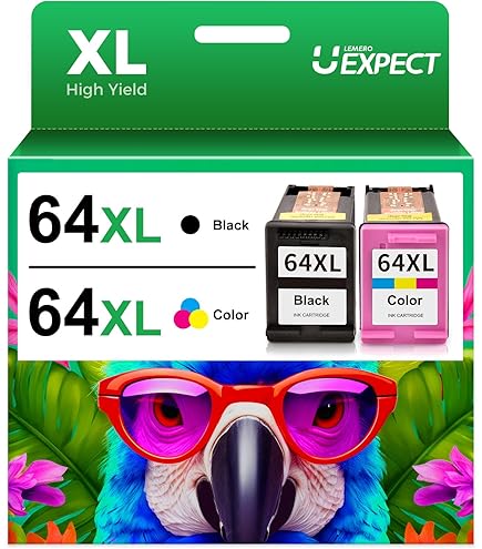 HP 64XL Color Ink Cartridge Remanufactured - Compatible With Envy Photo & Tango Printers