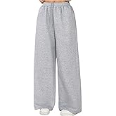 RoseSeek Women's Wide Leg Sweatpants Drawstring Waist Baggy Athletic Pants Trousers with Pockets