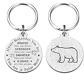 SOUSYOKYO Polar Bear Keychain Gifts for Valentines Day Mini Polar Bear Accessories Key Chain Stuff
