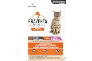 Parapet Praventa for Small Cats - 6 Tubes