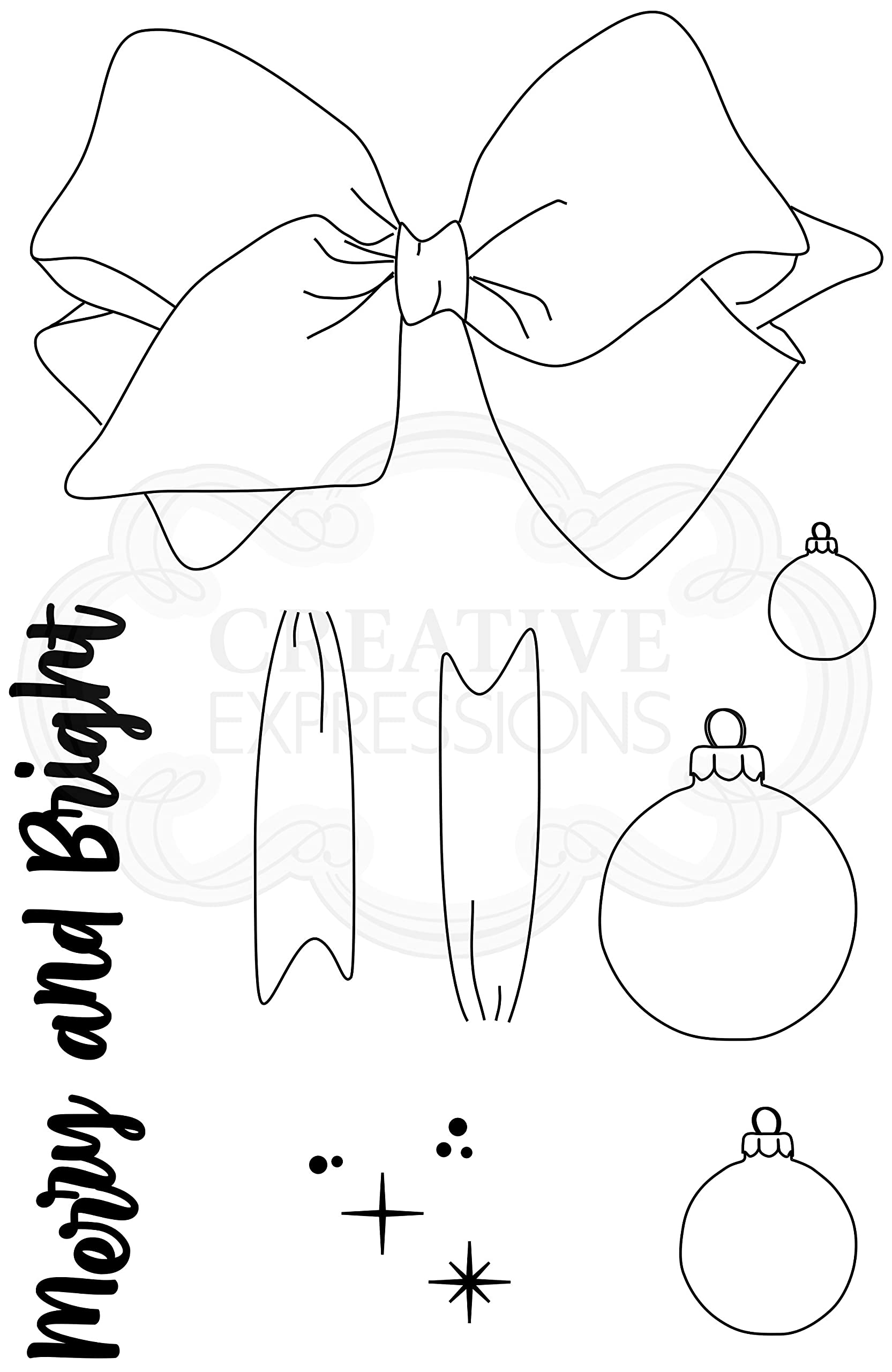 Fabiola Giardinaro - Christmas Ornaments - Clear Stamp Set