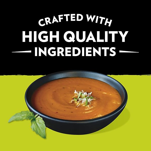 CAMPBELL’S SLOW KETTLE STYLE TOMATO & SWEET BASIL BISQUE, 15.5 OZ MICROWAVABLE BOWL