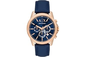 A｜X ARMANI EXCHANGE A|X Armani Exchange Chronograph Dress Watch for Men with Stainless Steel, Silicone or Leather Band