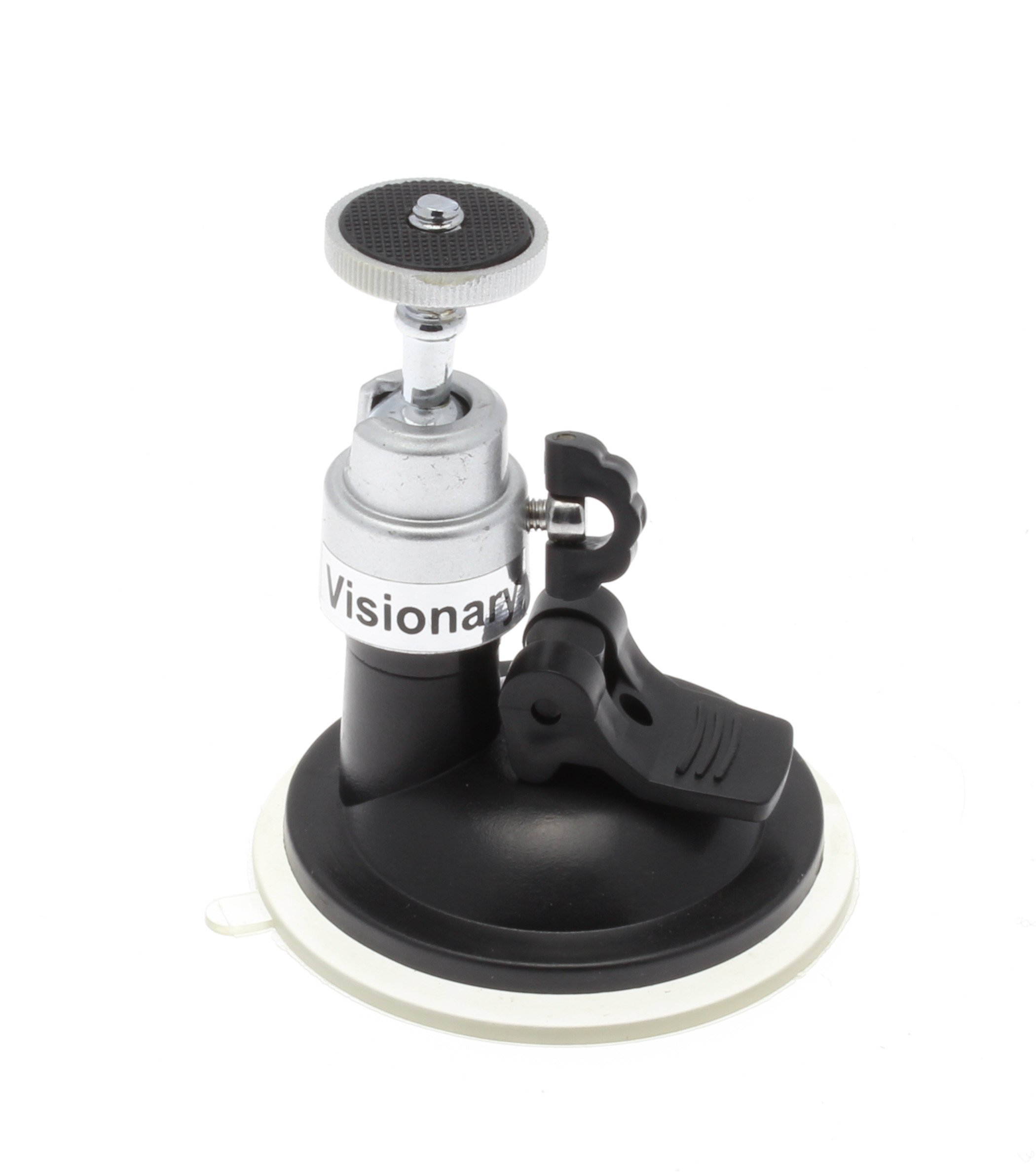 Visionary Ball And Socket Head With Suction Mounting Plate - Standard 1/4" Tripod Fitting
