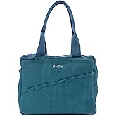 Soolla Studio Bag: Pottery Tool Bag & Craft Storage, Art Supply Organizer, Washable Tote, Knitting Yarn, Crochet Projects, 30 Pockets, 20+ Canvas Colors, Gift For Artists & Teachers (Aquamarine)