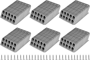 TNTLEAYS 120Pack Cable Chase-Wire Bracket,Cable Support Wire Bracket Holder for NMB Electrical Cord Organized Management,Electrical Wire Dispenser with Screws,Labor Time Saving,1" with 10-Hole Design