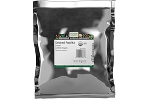 Frontier Co-op Organic Ground Smoked Paprika 1lb Bulk Bag - Spanish Paprika Powder Seasoning - Restaurant Supply