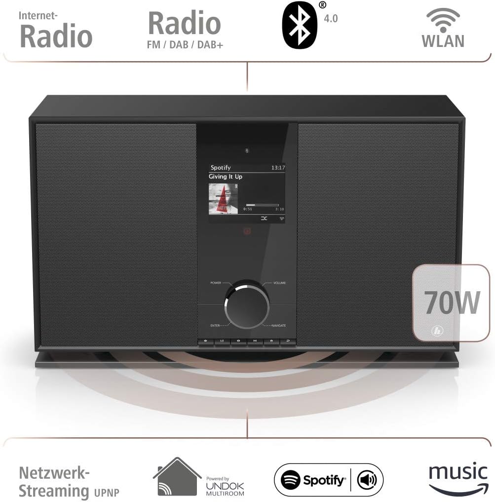 Hama mit 2.1 Soundsystem (WLAN/DigitalRadio