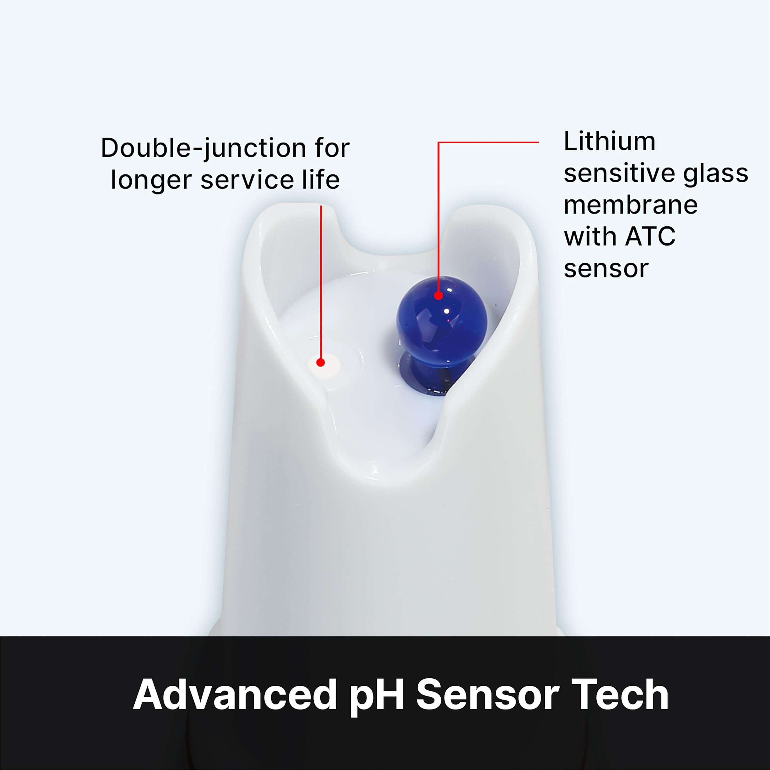 Apera Instruments AI3711 PH60-Z Bluetooth Smart pH Tester Powered by ZenTest Mobile App with Cloud-Based Datalogger