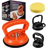 yuyimydd Car Dent Puller,Suction Cup Dent Puller,Dent Remover Tool for Car | 3 Pack Dent Puller for Car Body &amp; Hail Damage,Paintless Dent Removal Kit for Glass,Tiles Lifting,Object Moving (Orange+Black)