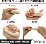 Cando TheraPutty 2 oz Beige Therapy Putty for Hand Rehabilitation view 3
