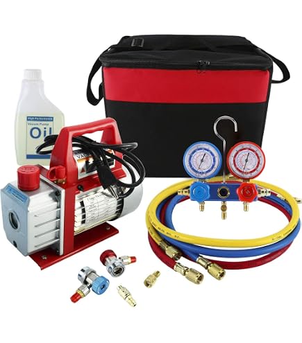 ERRECOM R410A Adapter: 5/16” SAE Male To 1/4” SAE Female With Swivel Head For HVAC