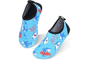 L-RUN Toddler Water Shoes Barefoot Aqua Socks Kids Swim Shoes for Beach Pool Surfing Yoga