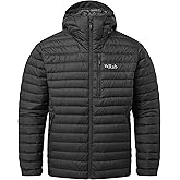 Rab Men's Microlight Alpine 700-Fill Down Hooded Puffer Jacket for Hiking & Skiing