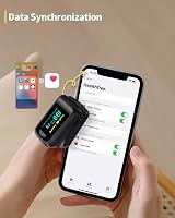 HealthTree Fingertip Pulse Oximeter Bluetooth Oxygen Saturation Monitor view 5