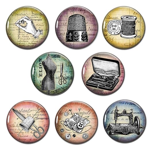 Knuttys Knobs - Juego de 8 imanes para Nevera (50 mm): Amazon.es ...