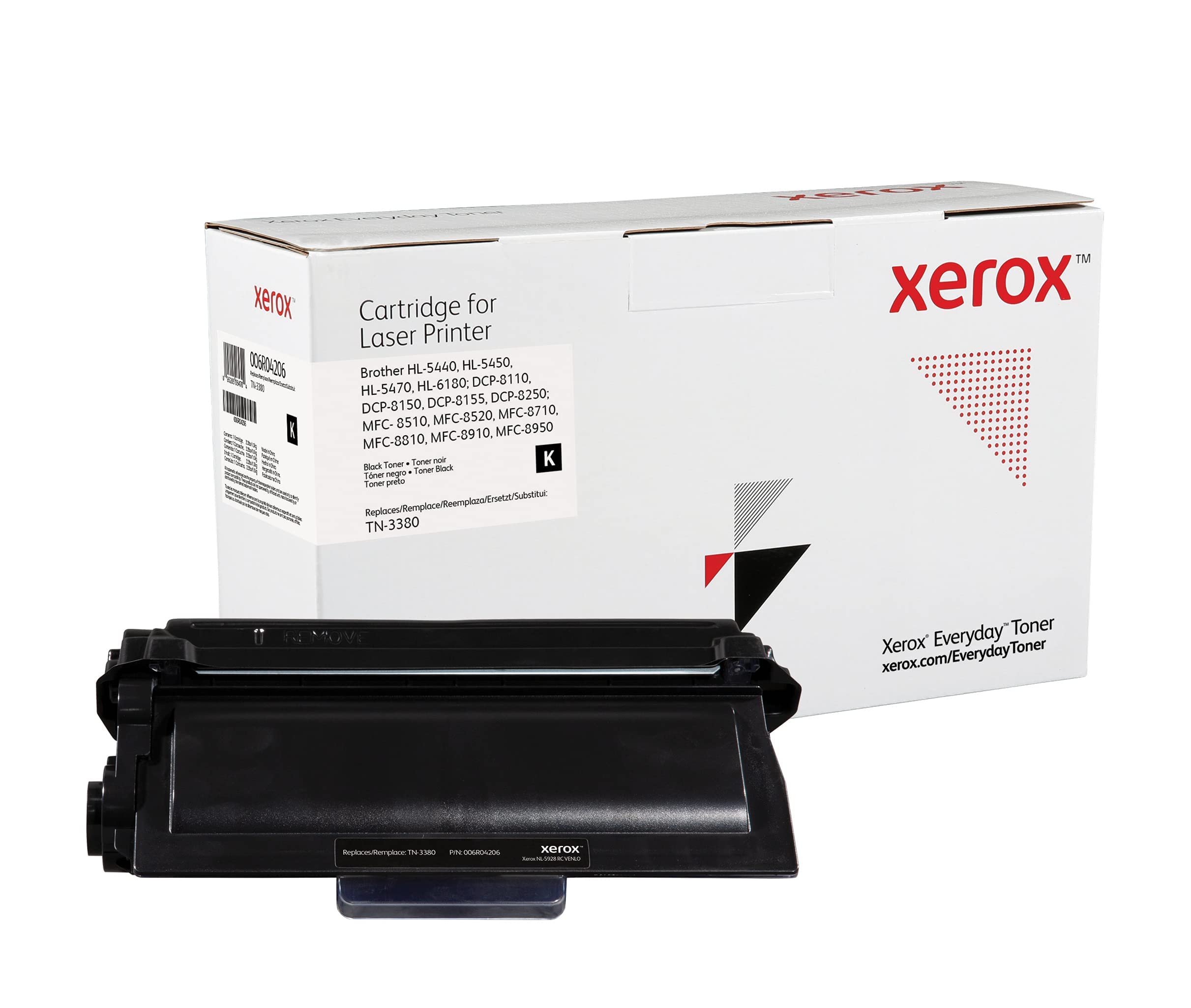 Xerox Everyday Compatible Brother TN3380 Black Toner, Standard Capacity