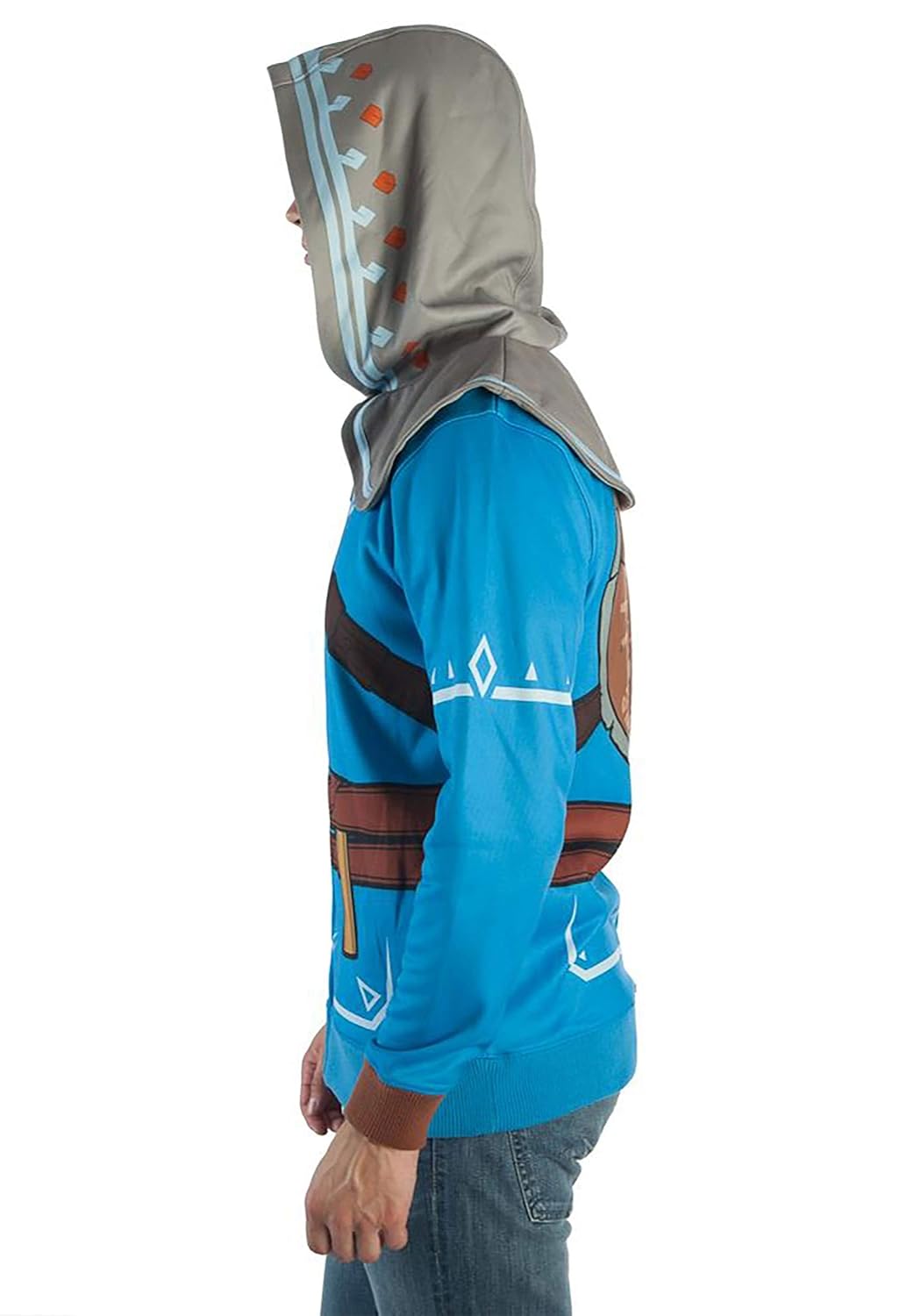 breath of the wild zip up hoodie