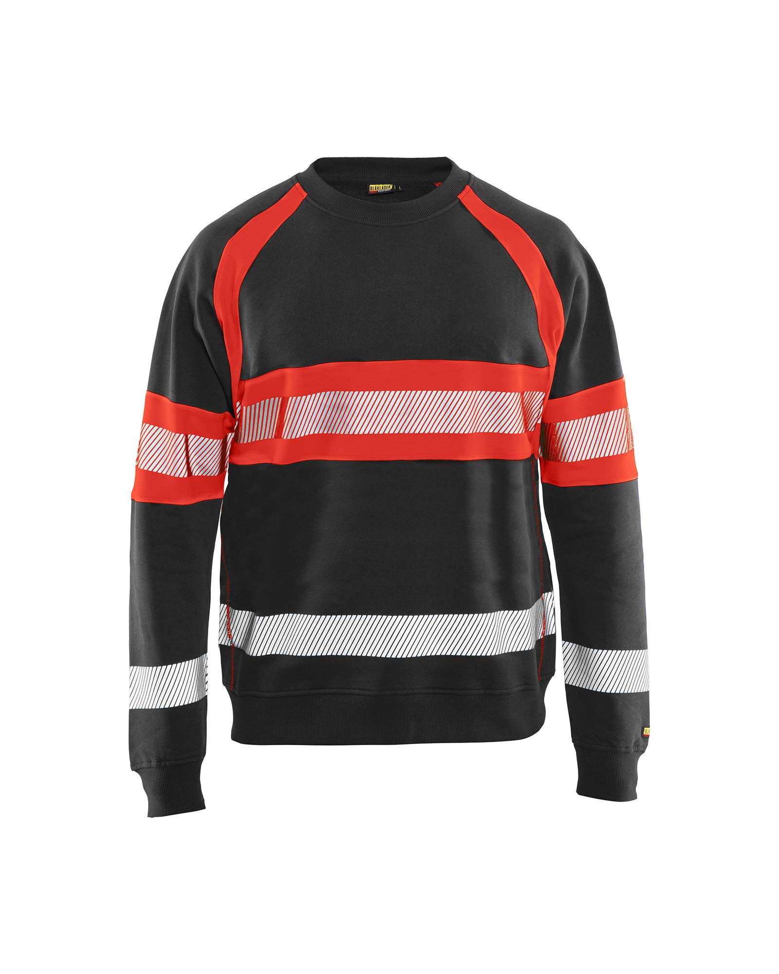BLÅKLÄDER Hi Vis Sweater Men XXL Black/Red