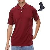 MERINNOVATION Merino Wool Polo Shirt Men - 100% Merino Wool Shirts for Men Anti-Odor Short Sleeve Wicking Base Layer Polo