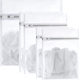 Flintronic Mesh Laundry Bags 5pcs Zipper Protect Bras Delicates Wash view 9