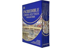 Stephen Biesty’s Incredible Cross-Sections 6-Book Collection Box Set + Poster Book (Cross-Sections Castle, Man-Of-War, Incred