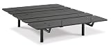Signature Design by Ashley Cosmic Power Base Traditional California King Adjustable Base with Head and Foot Incline, Wireless Remote and USB Ports, Black