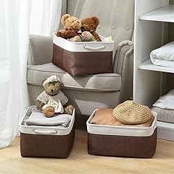 Sacyic Large Storage Baskets for Shelves, Fabric