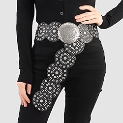 Dazzleimart Hollow Disc Belt Western Style