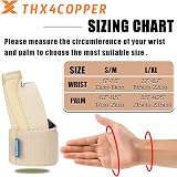 Thx4COPPER Thumb Brace & Wrist Stabilizer - Thumb Splint for Tendonitis Carpal view 3