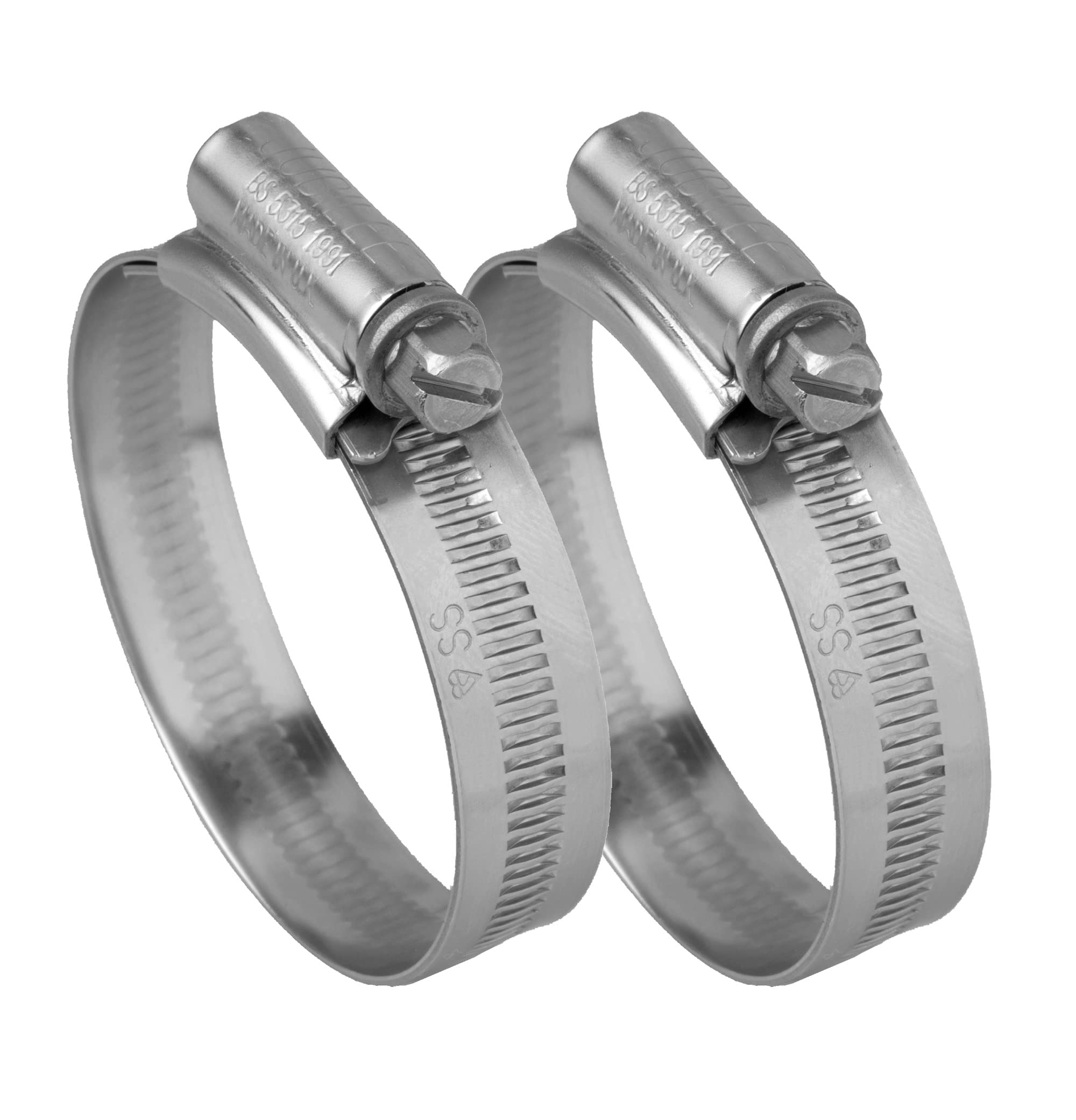 Jubilee® Clips Stainless Steel SS304 Hose Clamp 60-80mm x 2