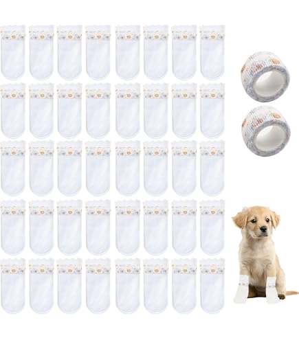Fundas Protectoras Para Patas De Perro - 12 Unidades, Impermeables Y Desechables