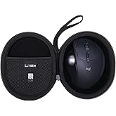 LTGEM Case Compatible with Logitech MX Ergo S/Plus/MX Ergo Advanced Wireless Trackball Mouse, Office Travel Carrying Storage Bag - Black(Case Only)