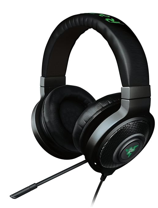 Razer Kraken 7.1 Chroma RGB beleuchtetes Sound USB Gaming Headset (Surround Sound mit einziehbaren Mikrofon für PC und PS4) S