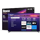 Roku Smart TV – 65-Inch Pro Series 4K QLED RokuTV with Backlit Roku Voice Remote Pro, Dolby Vision IQ, 120Hz Refresh Rate – L