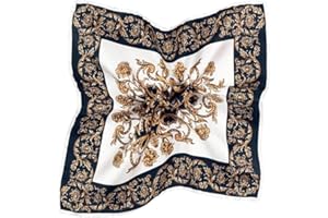 OLIVER WICKS Italian 100% Silk Pocket Square, Premium Small Batch Accessory for Men, 32x32 cm (12.5''x12.5''), One Side Print