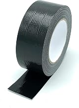 CCA Black Gaffer Duct Cloth Tape Easy Tear 50m Roll 48mm Multi-purpose Repair view 2