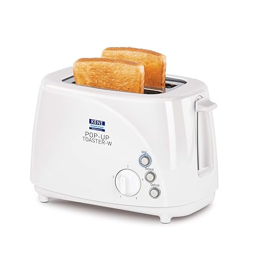 KENT - 16031 700-Watt 2-Slice Pop-up Toaster (White)