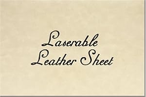 HARFINGTON Laserable Leather Sheets 18" x 12" x 0.04" Engraving Leatherette Sheets with Heat Press Laserable Leather Hat Patc