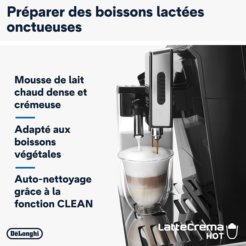 Eletta Cappuccino - Machine à Café Automatique 8 Boissons Noir