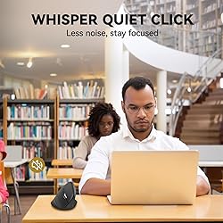 iClever Ergonomic Mouse, WM101 Vertical Wireless