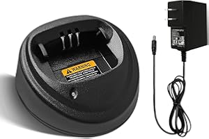 KOKORASA CP200d Charger WPLN4137 Rapid Charger 2025 Upgraded for Motorola CP200 CP150 CP180 PR400 DEP450 NNTN4851 NNTN4496 NNTN4970 NNTN4497 WPLN4138