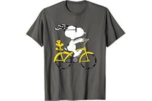 PEANUTS Snoopy & Woodstock Riding Bike T-Shirt