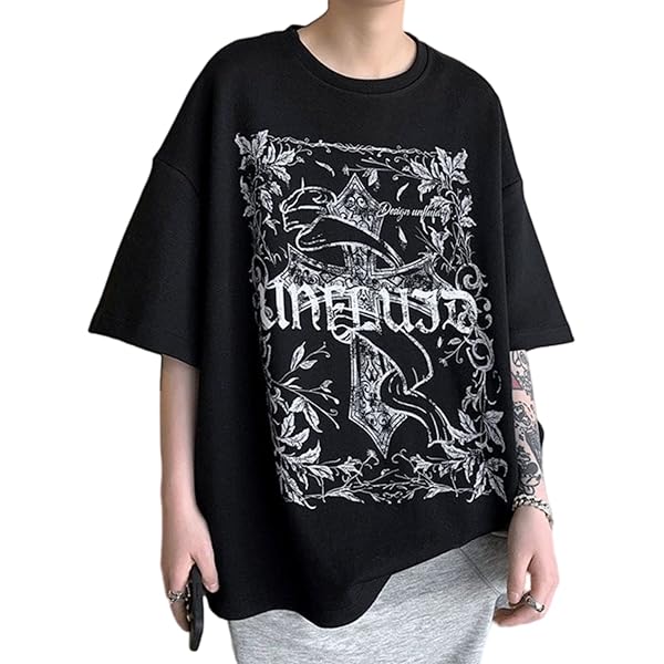 Amazon.com: Vintage 90s Cross Graphic Tees Y2k Men Oversized