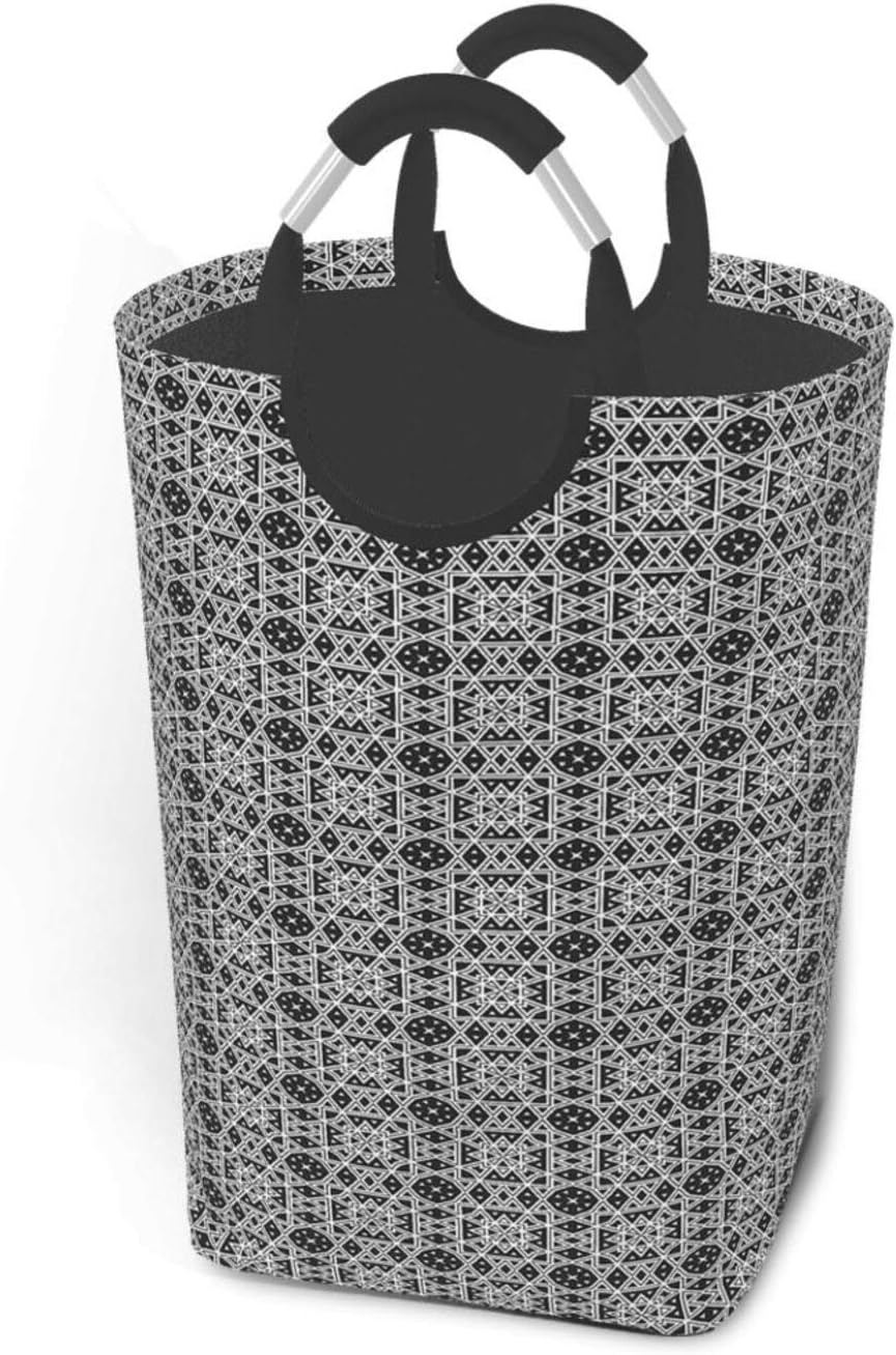 NOLYXICI Bolsa de lavandería,Azulejo Real Medieval,Cesta de lavandería