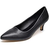 VenusCelia Women's Rokoko Pump Kitten Heel Shoe