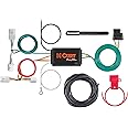 CURT 56033 Vehicle-Side Custom 4-Pin Trailer Wiring Harness, Fits Select Infiniti G25, G35, G37, Q60, Nissan Rogue