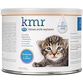 PetAg KMR Kitten Milk Replacer Powder - 6 oz - Powdered Kitten Formula with Prebiotics, Probiotics &amp; Vitamins for Kittens Newborn to Six Weeks Old - Easy to Digest