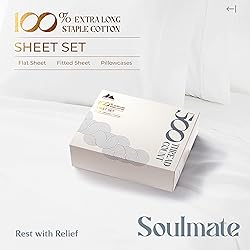 Mayfair Linen 500 Thread Count Cotton Sheet White