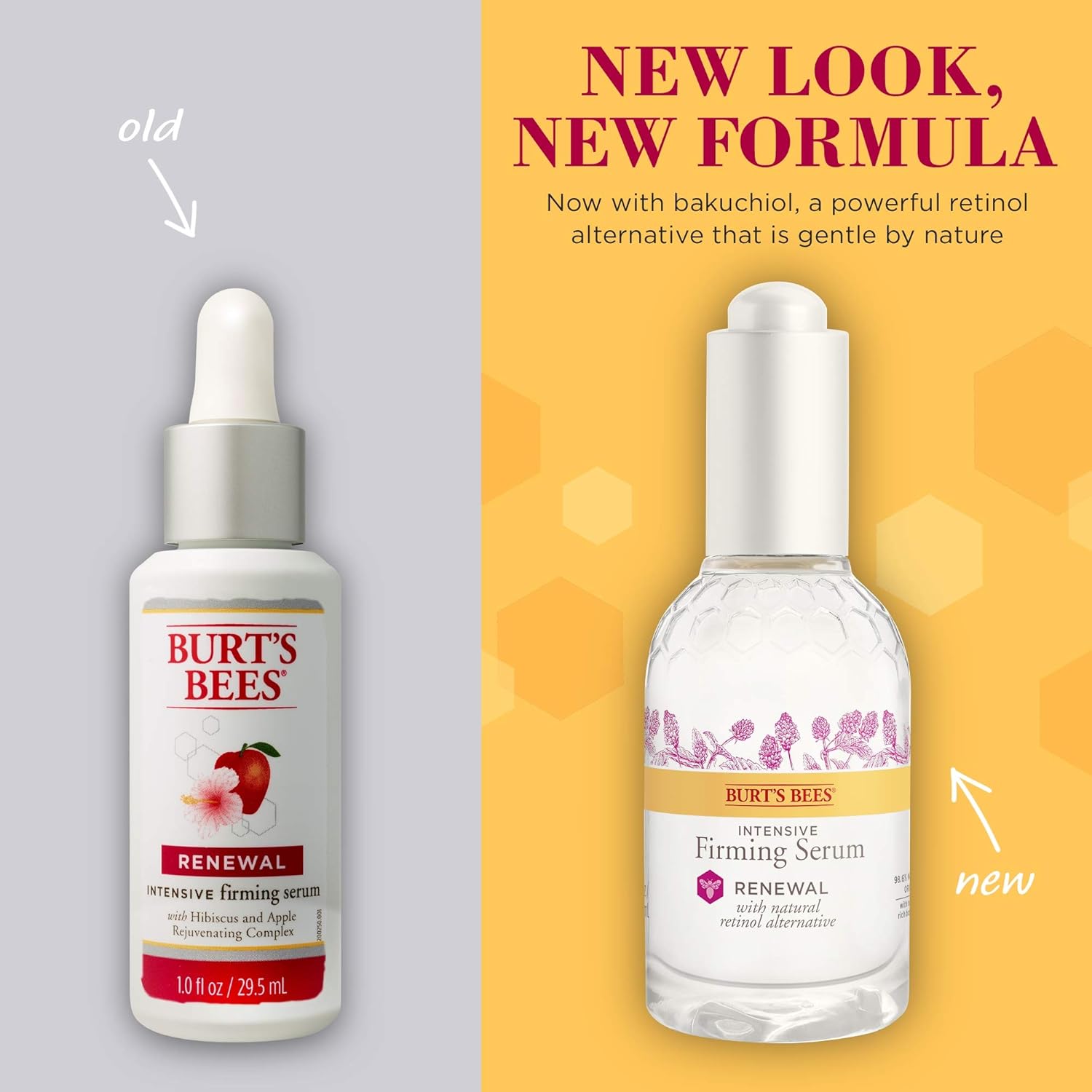 Burt's Bees Renewal Intensive Firming Serum oz Serum, 1.1 fluid_ounces, 30 ml (Pack of 1) - Image 3